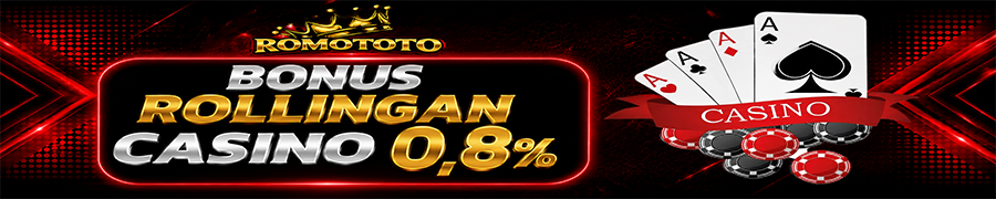 PROMO BONUS ROLLINGAN 0.8% SLOT GAMES ROMOTOTO