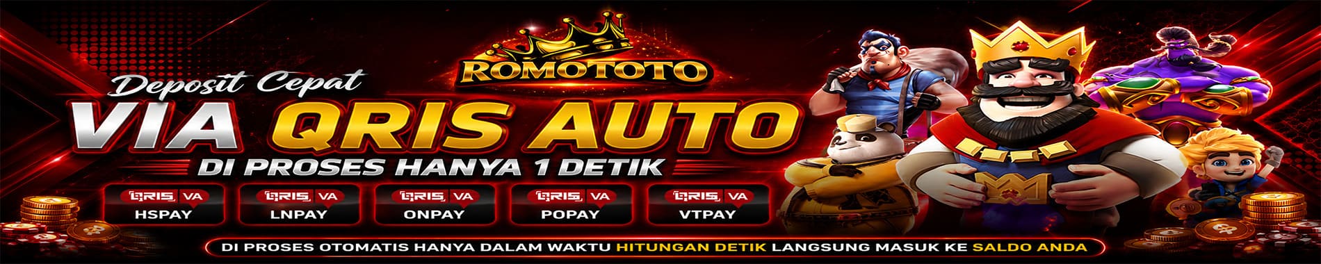 DEPOSIT CEPAT VIA QRIS AUTOCDIPROSES HANYA 1 DETIK